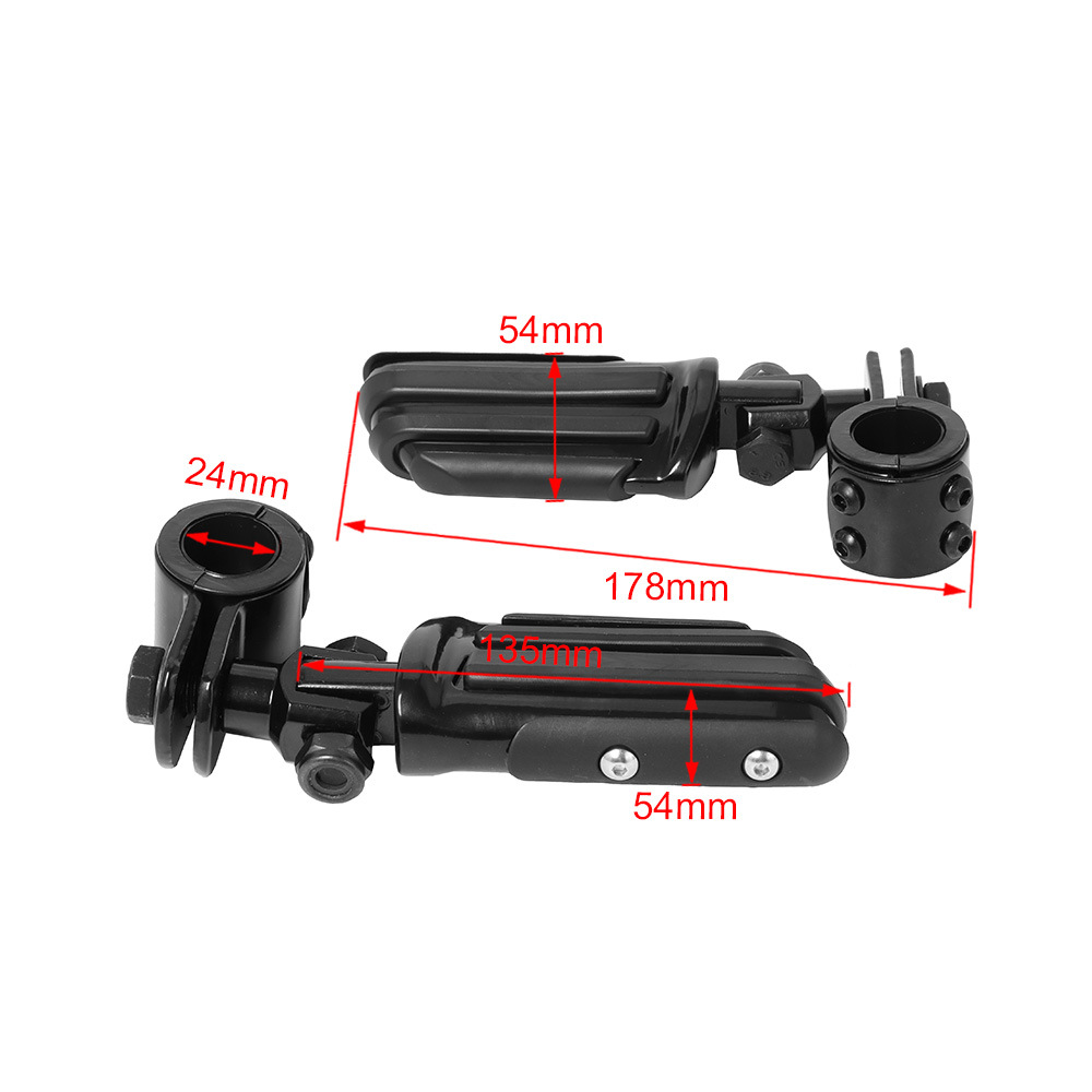 Motorcycle Accessories for Harley-Davidson Universal Modification: Bumper Guard Bar, Footrest, Rest Footrest, Foot Pedal