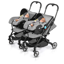 双胞胎婴儿手推车便折叠龙凤胎坐躺可拆分双人儿童宝宝大小孩