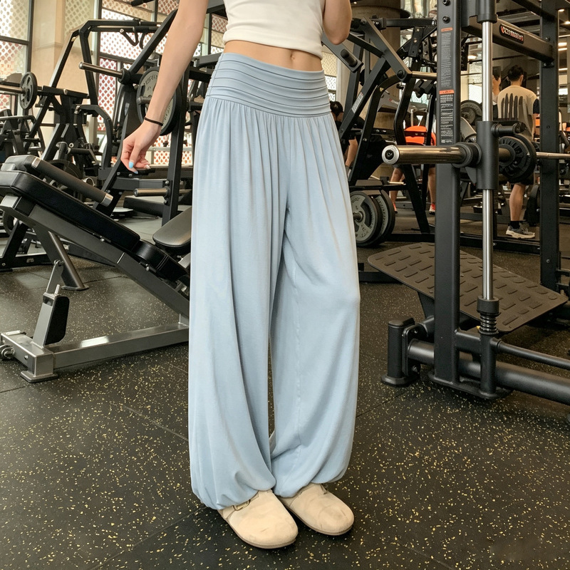 2026 Summer New High-Waisted Wide-Leg Pants for Women, Momo Casual Loose Comfortable Lantern Pants with Cuffed Hem 2026 Summer New High-Waisted Wide-Leg Pants for Women, Momo Casual Loose Comfortable Lantern Pants with Cuffed Hem