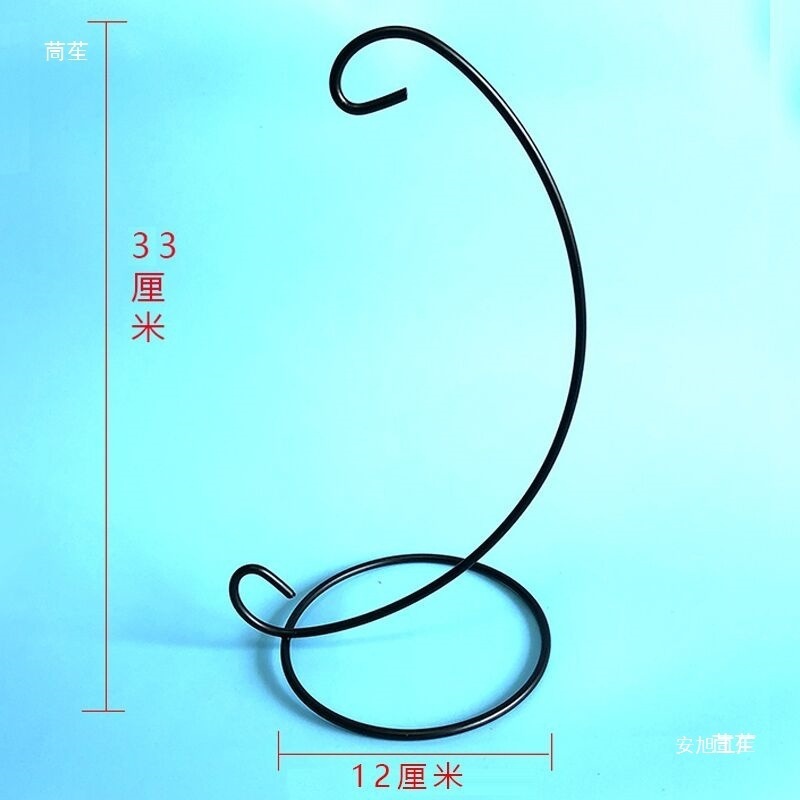 Yarn Flower Handmade DIY Ribbon Doll Micro Landscape Iron Frame Iron Art Stand Hanging Cradle Stand