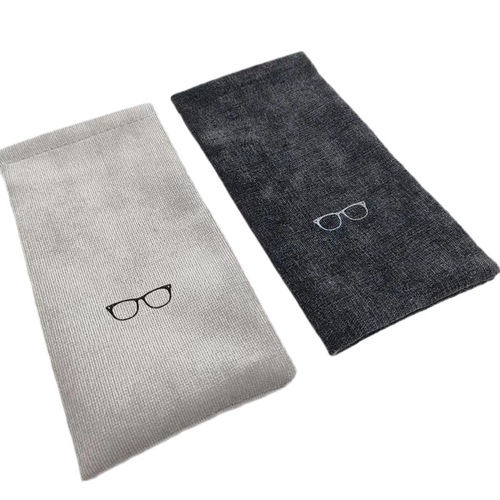 Glasses Bag Sunglasses Storage Bag PU Bundle Pocket Shrapnel Glasses Bag Black Automatic Closing Eye Cloth Bag