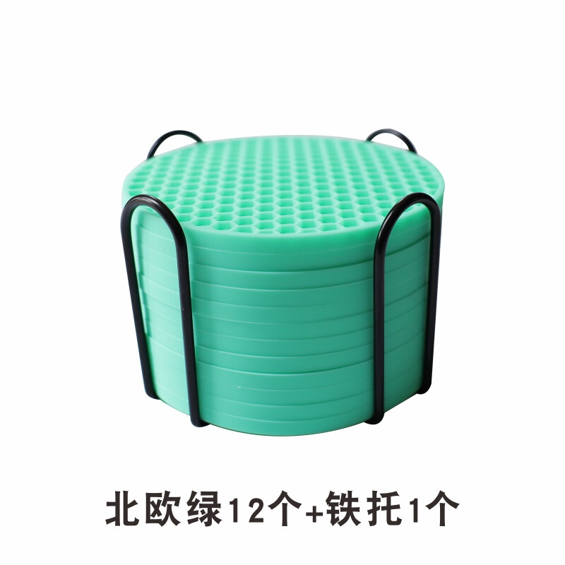 硅胶杯垫蜂窝食品级防滑餐垫耐高温防水隔热垫厂家批发|undefined