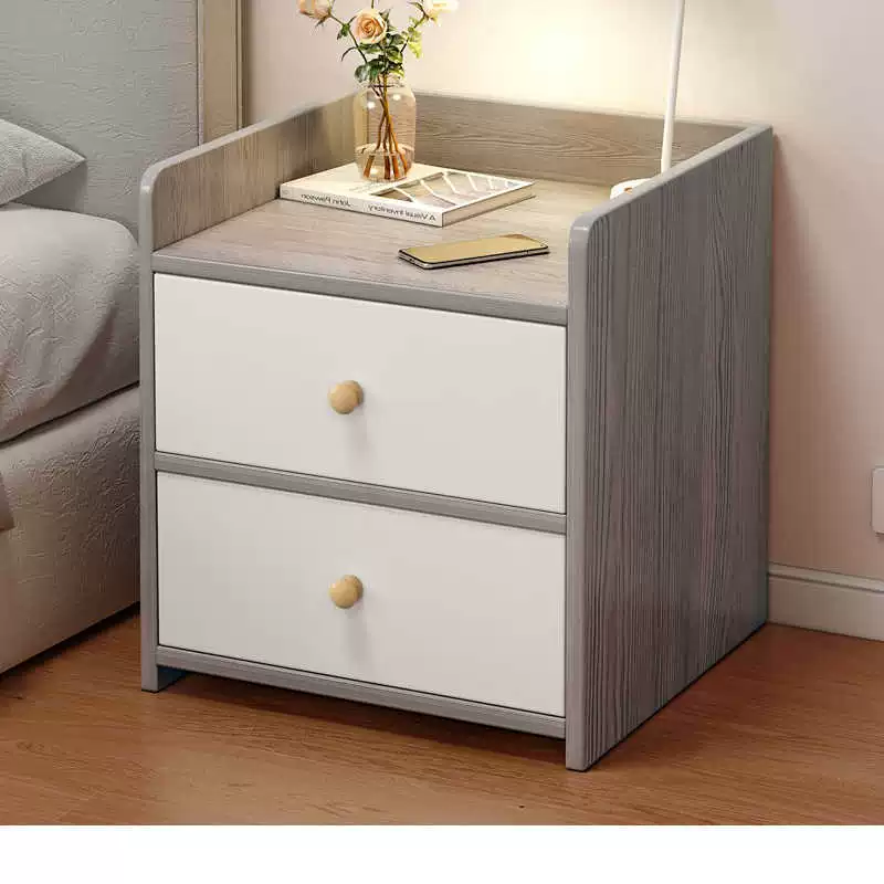 Прикроватная тумбочка, простая и современная, небольшой бытовой шкафчик для хранения с замком, стеллаж для хранения, мини-тумбочка для спальни, популярная в интернете.