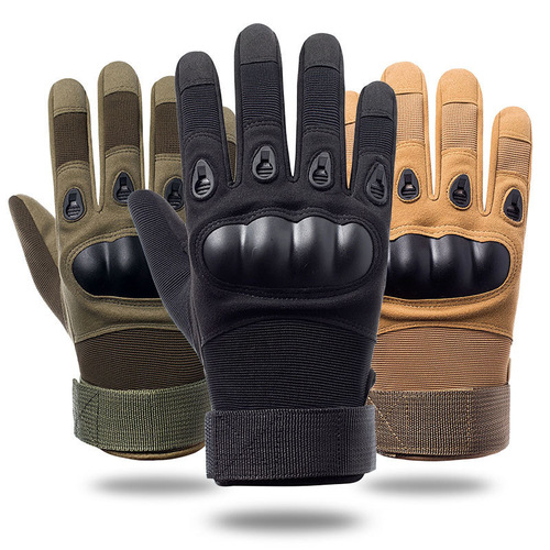 Full-finger tactical gloves for men's military fans, special forces combat training protective outdoor sports mountaineering hunting riding gloves