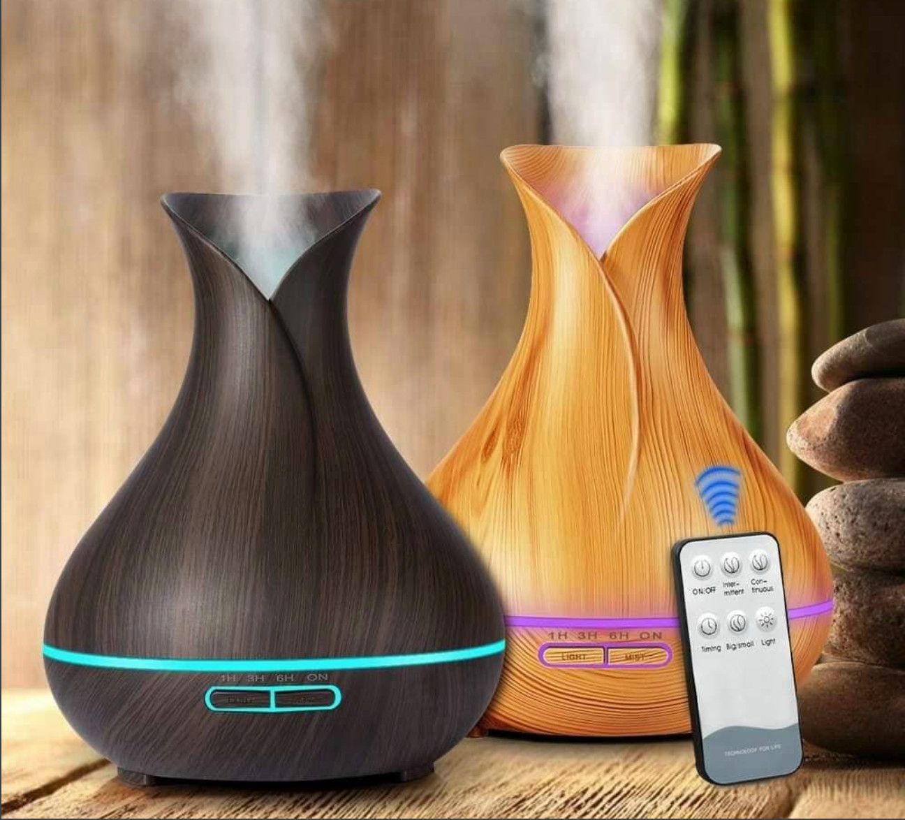 Wood Grain Aromatherapy Diffuser 4