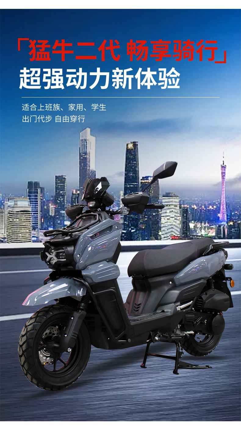 Jilang Tank-Style Two-Wheeled Motorcycle 150Cc Adult Men's and Women's Pedal Climbing Motorcycle Wholesale