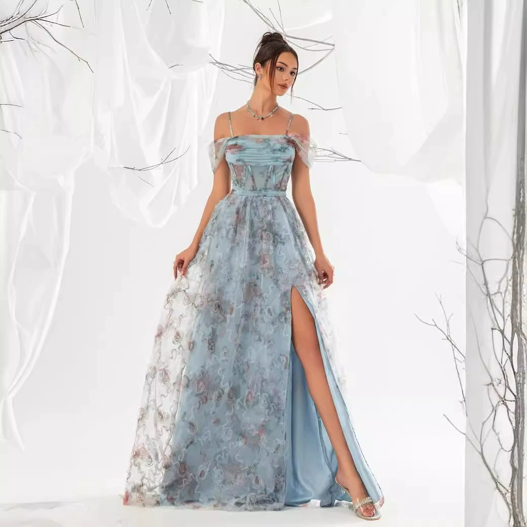 Осеннее модное платье, AliExpress, цветочный принт, открытые плечи