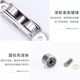 Old-fashioned plastic steel window plastic steel door double groove roller sliding wheel sliding window adjustable roller 8088 universal multi-layer electroplating