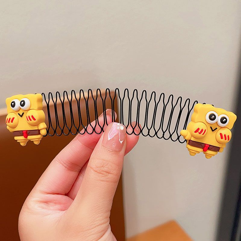 Sanrio artefacto de cabello roto para niños invisible en la parte posterior de la cabeza, el cabello de la placa de la niña, la horquilla de la niña, el peinado de cabello roto, el tocado