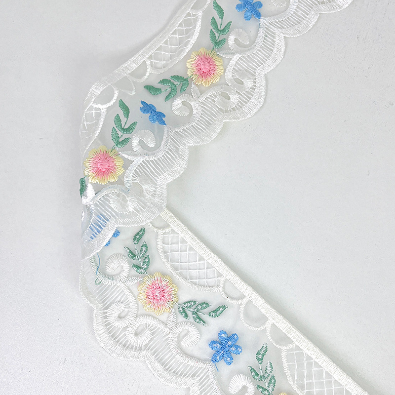 现货汉服刺绣蕾丝花边 袖口手工DIY 精美辅料家纺裙摆国风女装