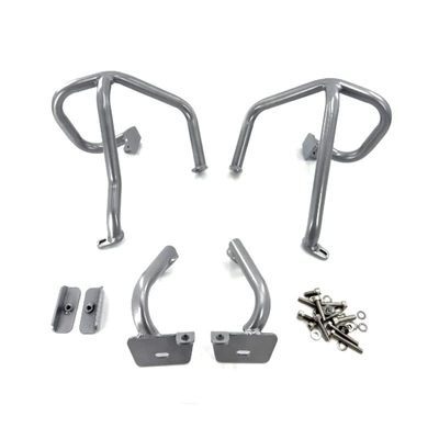 Suitable for Honda Gold: Motorcycle bumper - saddlebag-rear-bumper-chrome-plated-silver-export-quality-thickened-set