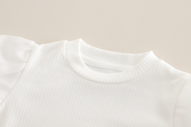 Vestiti per bambine primavera 2025 e nuovi, elegante completo autunnale per neonati, set di tre pezzi con gilet a forma di fungo_voghion.com