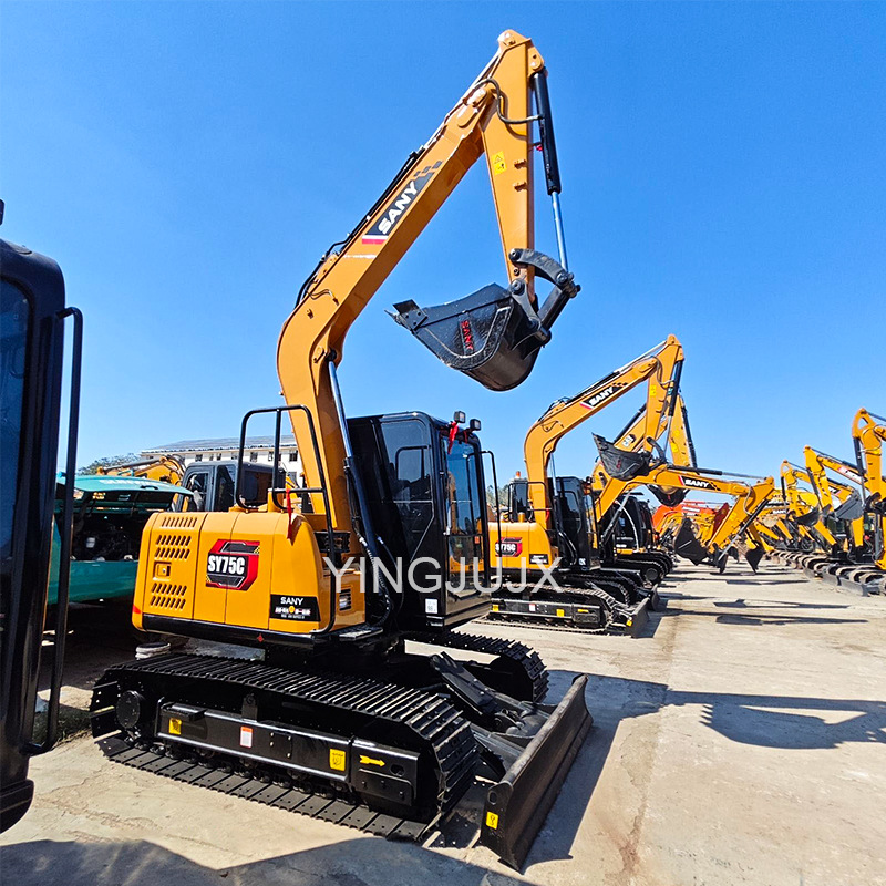 Excavadora Sany75 Excavadora Sany95 Excavadora Sany135 Excavadora de segunda mano fuerza comercial venta directa transfronteriza image 5