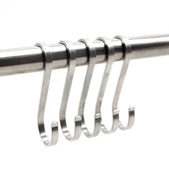 Jianchuang (metal material) 304 stainless steel hook S flat hook bayonet anti-fall hook S hook kitchen single hook