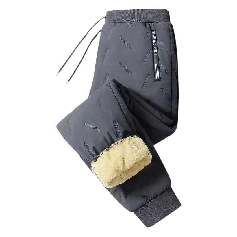 Берберские флисовые морозостойкие Молодежные повседневные свободные прямые супер толстые брюки студенческие непромокаемые ветрозащитные теплые брюки универсальные спортивные брюки