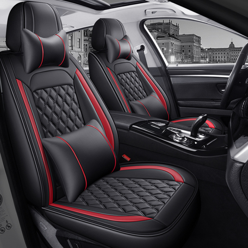 2024 New Model Amazon Full Leather All-Season Universal Car Seat Cushion Cross-Border Single Seat Hot-Selling Foreign Trade Wholesale
