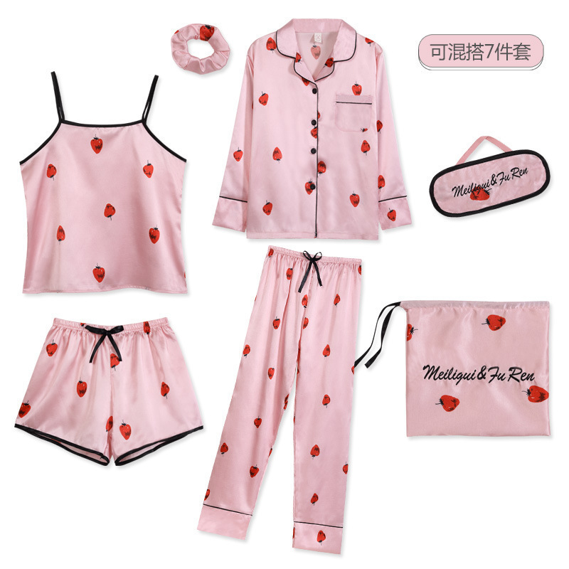 Strawberry Pink Set de siete piezas