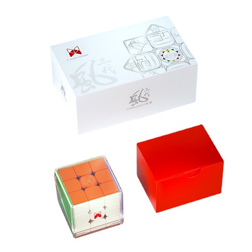 Qiyi uv version style third level 3rd generation new Rubik's Cube high-end smooth professional competition magnetic levitation educational toy racing