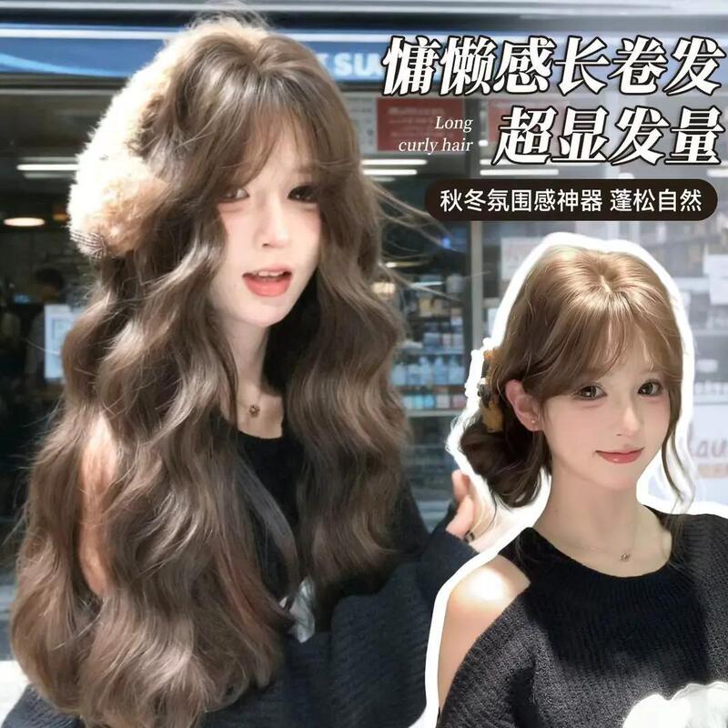 Women's Full Head Wig, New Product, Wavy Curls, Natural Seamless, Ultra-Thin Breathable Hair Topper for High Crown Area Women's Full Head Wig, New Product, Wavy Curls, Natural Seamless, Ultra-Thin Breathable Hair Topper for High Crown Area