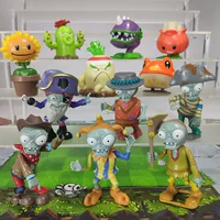 Крутящийся игрушечный ботанический Plants vs. Zombies, плащ-тренч, кукла