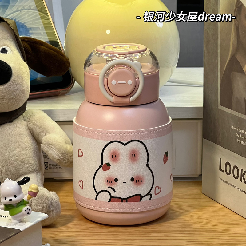 保温カップ小型シンプルins女子高颜値かわいいカップ学生携帯316ステンレスカップ|undefined