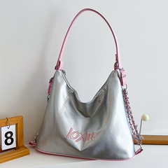 2023 Autumn New Arrival Women's Niche Bag: Underarm Bag with Bold Color Contrast, Large-Capacity Design—Available as a Shoulder, Single-Shoulder, or Crossbody Tote