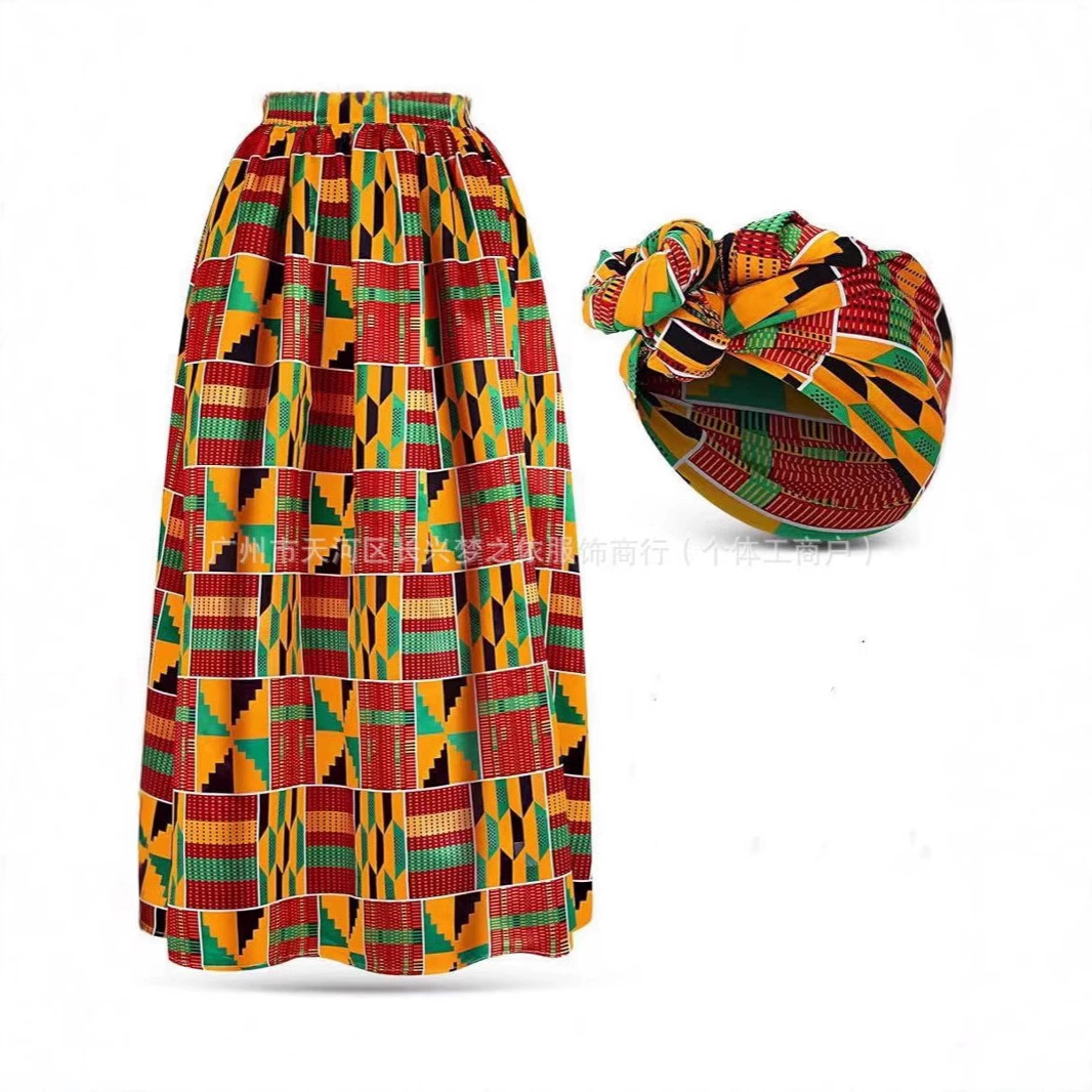 Amazon Традиционная африканская одежда Женская юбка Богемная одежда