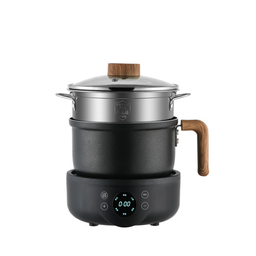 Wholesale electric hot pot multifunctional household smart split small electric pot mini cooking, shabu and roasting all-in-one pot electric cooking pot