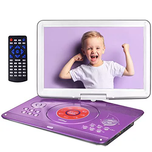 Портативный DVD-плейер 888-J-71, 14,1-дюймовый HD 1280×800 LCD, многоформатный & ТВ/HDMI