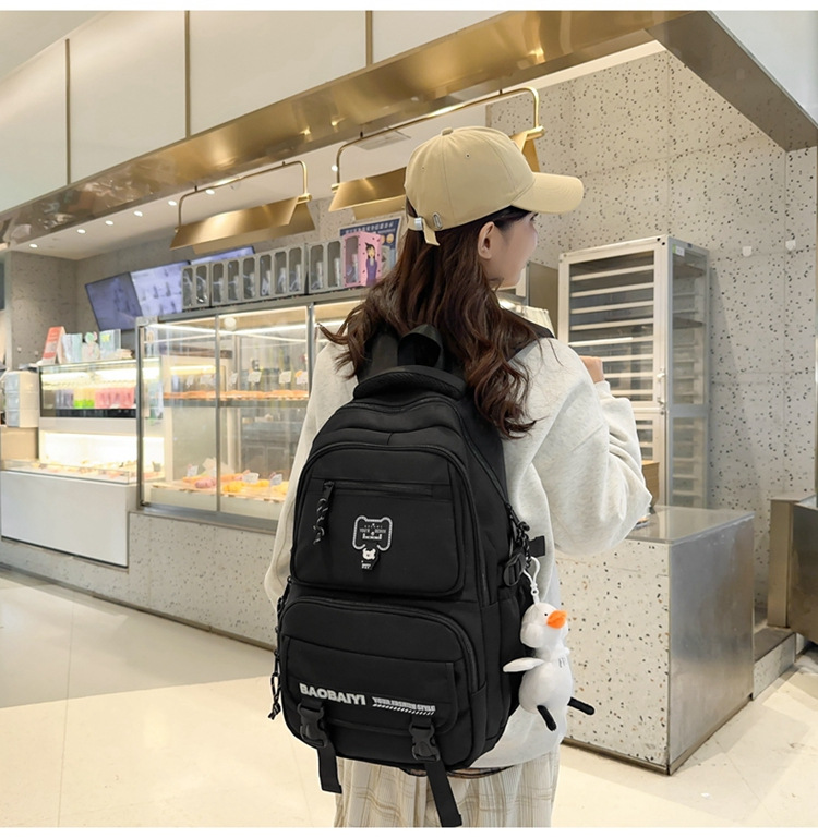 Exquisite schoolbag, large-capacity lightweight backpack for both men and women, backpack for 2024 junior high school, senior high school and college students, for commuting undefined