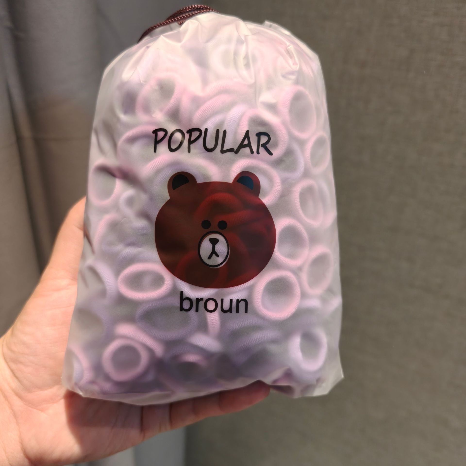 보라색 500 곰 가방