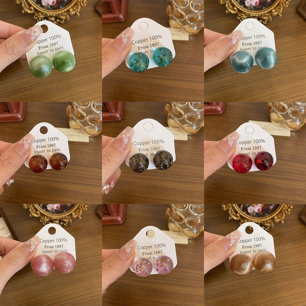 Oversized Sculptural Clear Acrylic Clip-on Earrings For Women_voghion.com