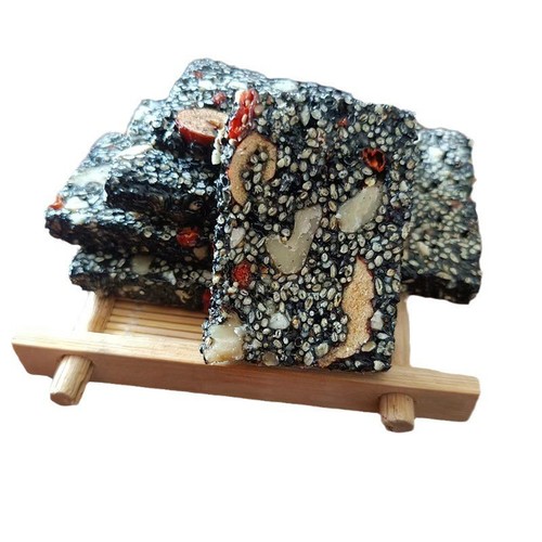 Walnut, wolfberry and donkey hide gelatin cake wholesale bulk middle-aged and elderly food health black sesame cake snack red date walnut cake