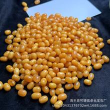 厂家批发原矿蜜蜡枣珠鸡油黄老花蜡桶珠DIY手工配饰琥珀老蜡