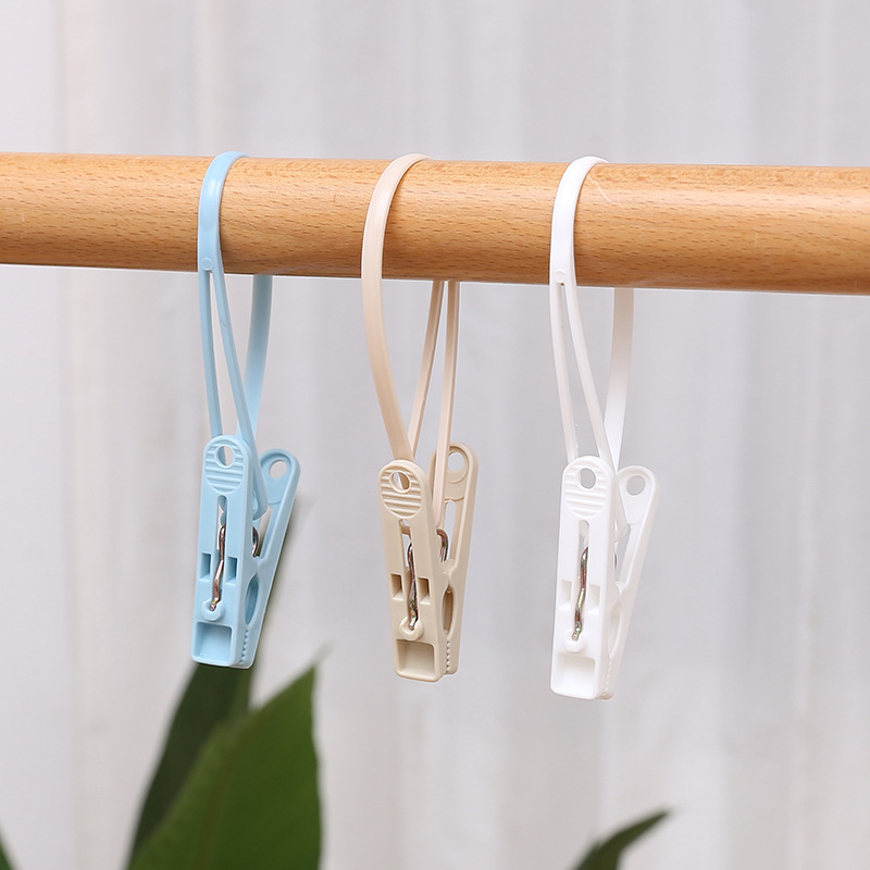 Japan Km.1005. Rod-Through Hanging Clips (Pack of 15) Can Be Strung on Clothes Drying Rods and Clothes Drying Clips