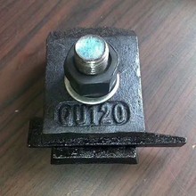 矿用轨道垫板铁路轻轨钢轨垫板 行车起重机压板 铁路工矿轨道配件