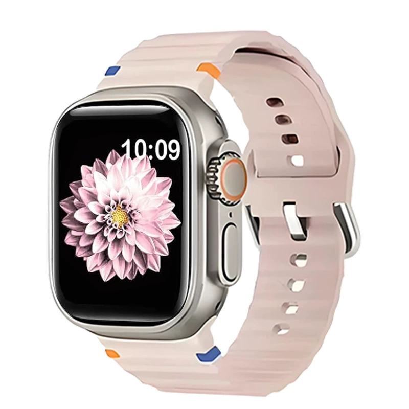 Apple, волнистый силиконовый ремешок для часов