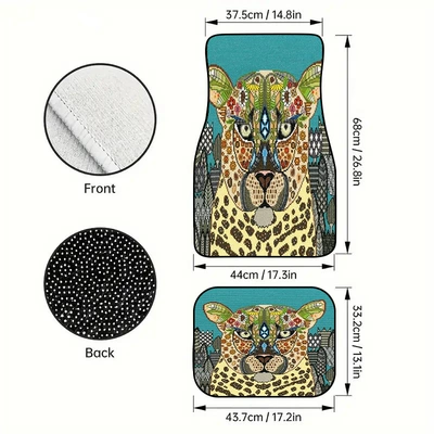 Cross-Border Cartoon Tiger Car Upper: Universal Foot Pad