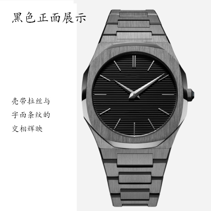 D1 MILANOブランドの同型超薄型6.80,40MM防水腕時計、新型クォーツ腕時計、カレンダー付きビジネスウォッチ