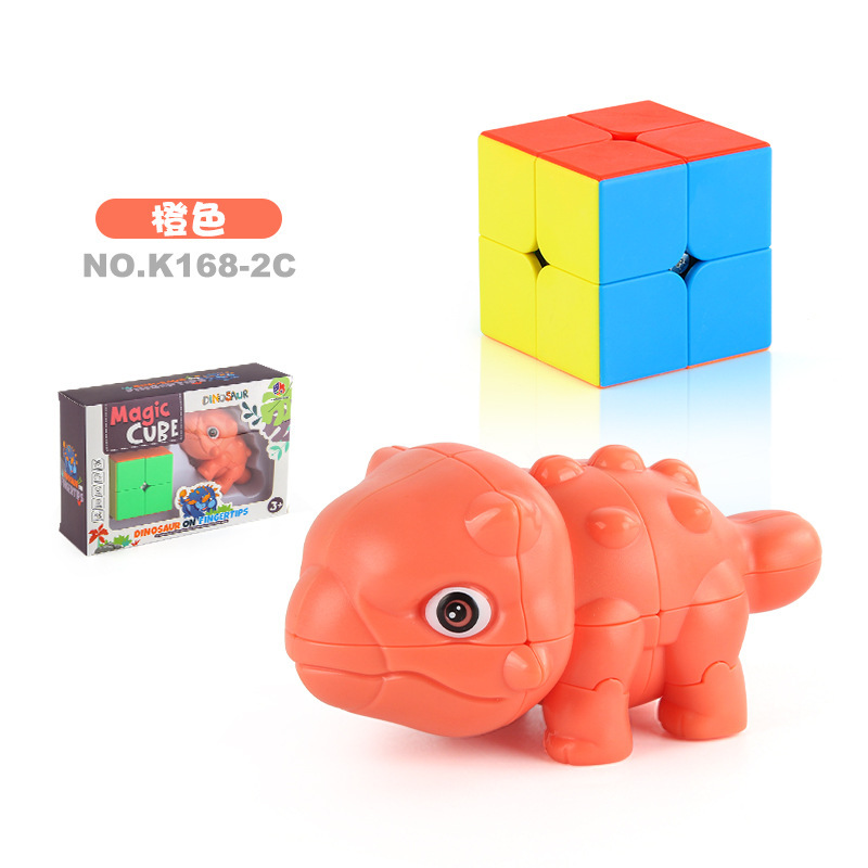 K168-2C Manicure Orange + Cubo Rubik de segundo orden 175g