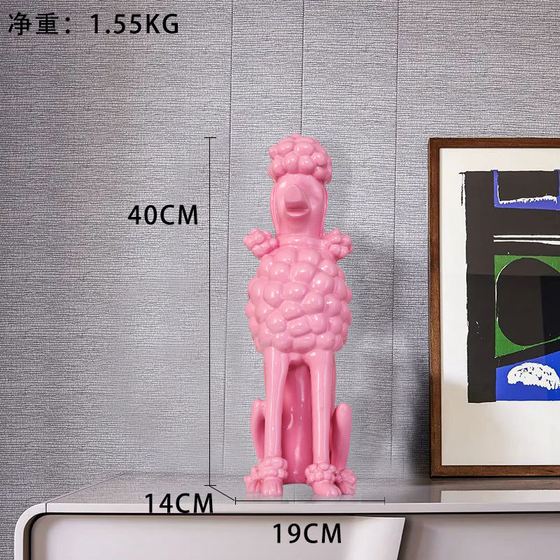 Adorno de Piso con Forma de Animal Grande, Resina Natural, Decorativo, para Sala de Estar y Dormitorio image 9