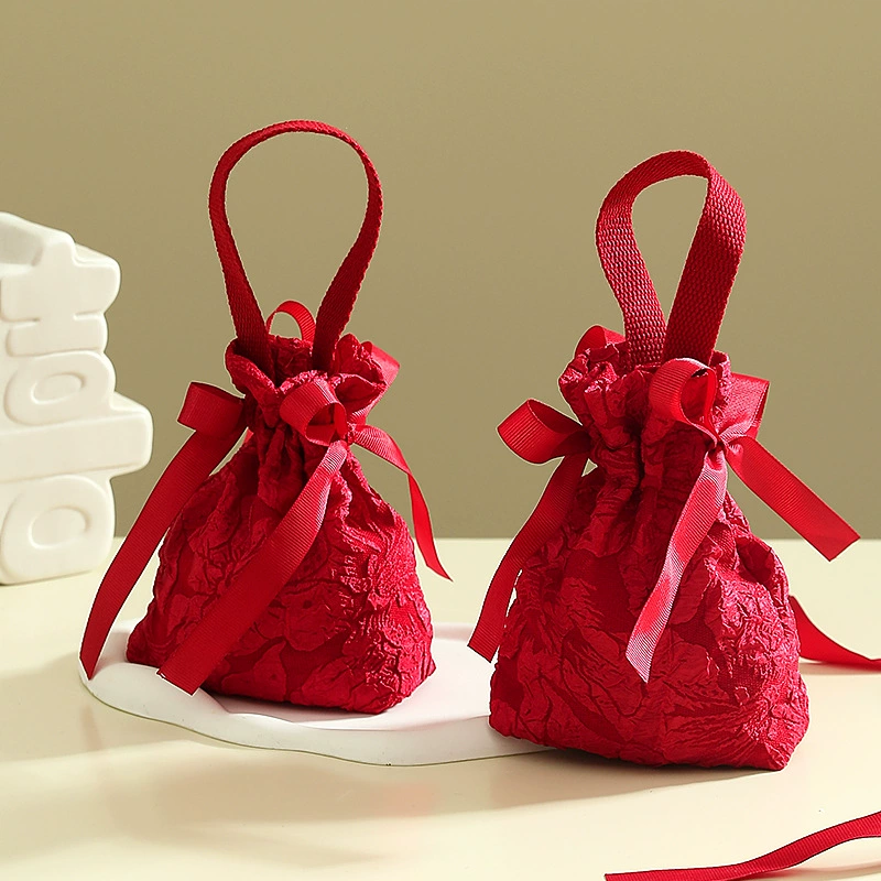 2023 креативный свадебный подарок коробка конфет свадебный мешок конфет Подарочная коробка пустая коробка портативный мешок для конфет