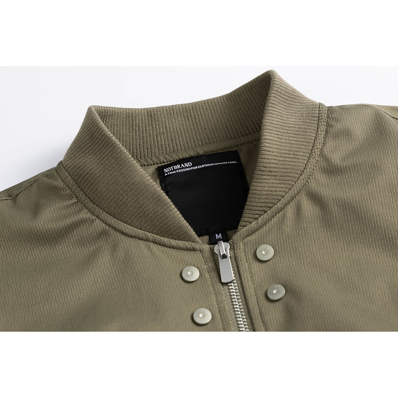 NotBrand潮流美式复古MA-1飞行员夹克男铆钉装饰棒球外套WT95307|undefined