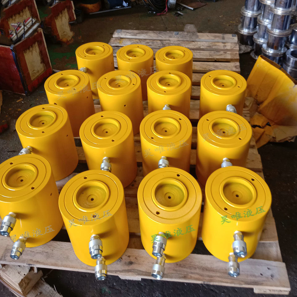 Gato hidráulico de operación multipunto de un solo circuito de aceite para reemplazo de cojinetes enanos delgados Gato hidráulico delgado