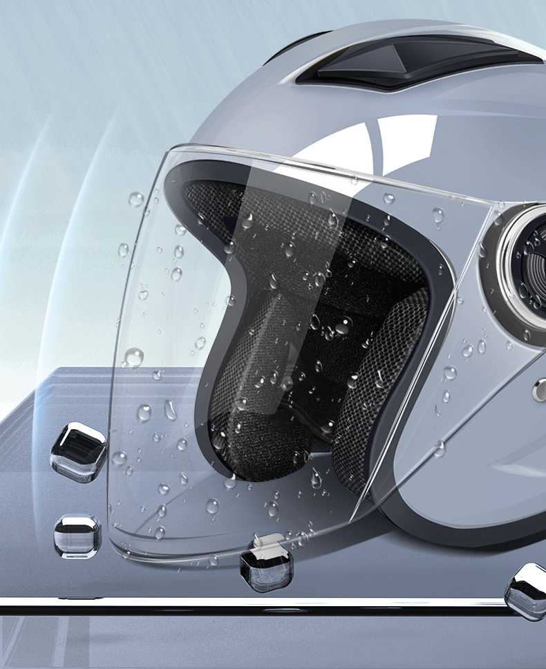 Electric Motorcycle Helmet for Men and Women, Universal Safety Helmet