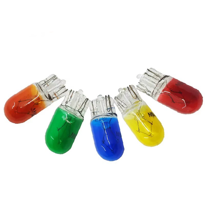 Галогенная лампа T10 автомобильная широкая лампа w5 w сигнальная лампа дверной лампы багажник вставки автомобильная лампа для чтения 12v