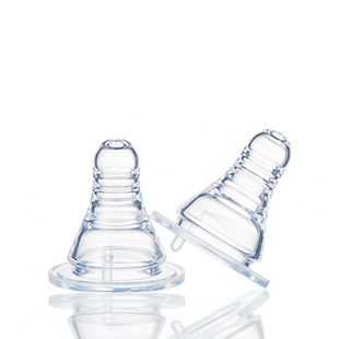 Standard Caliber Pacifier Nipple for Babies, Anti-Colic, Wholesale Liquid Silicone Universal Bottle Adapter