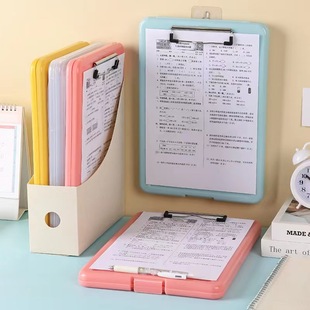 Paper storage file splint A4 paper roll storage artifact file storage box large capacity Office clip writing board