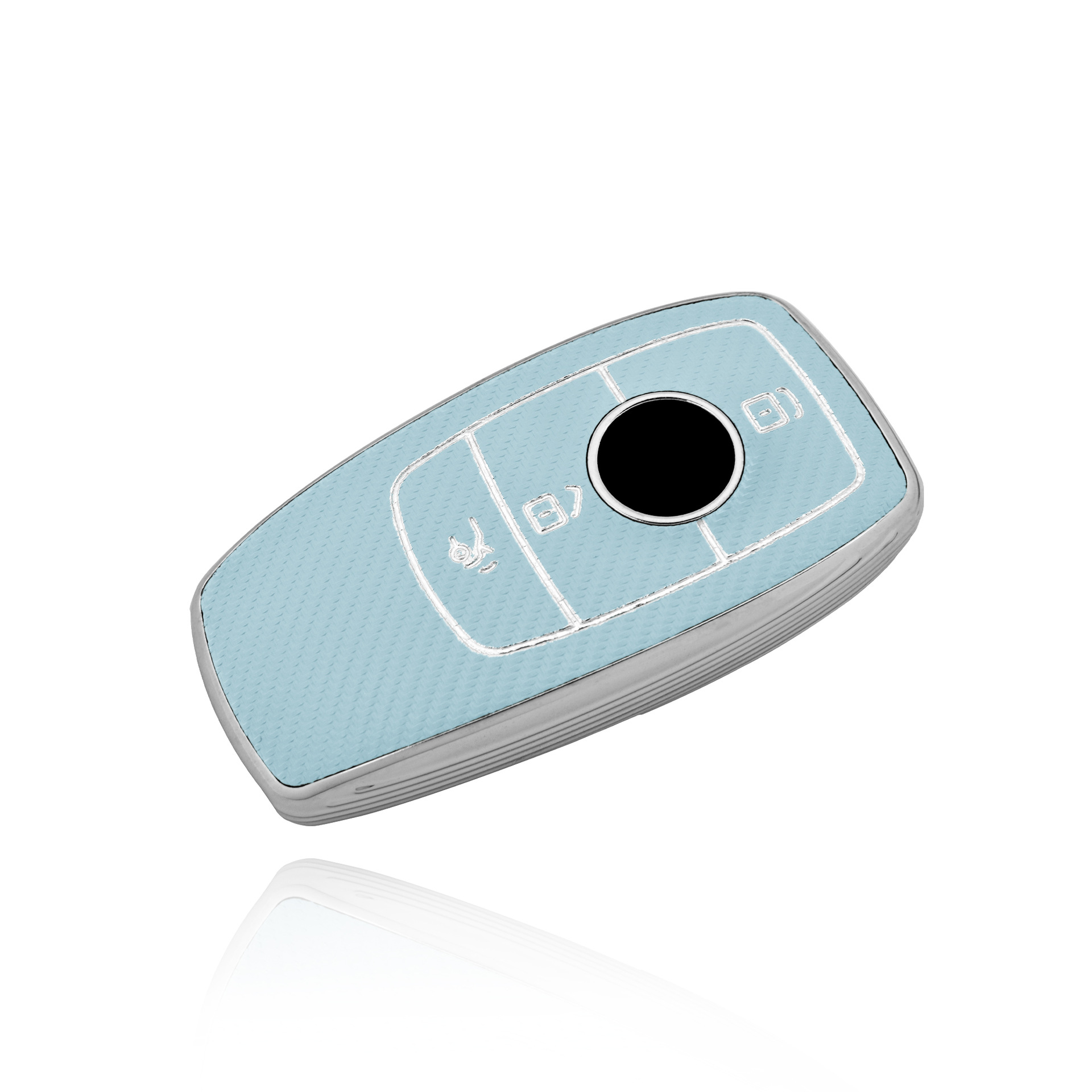 스카이 블루 (실버 가장자리)