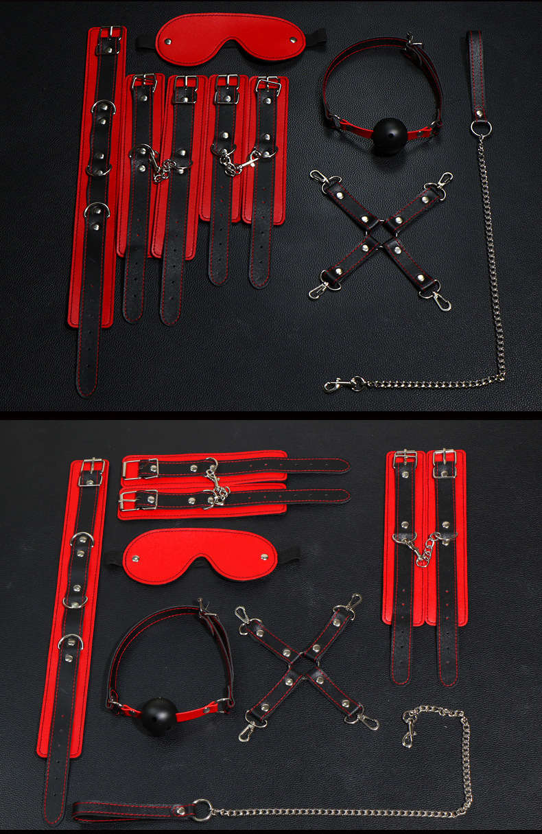 SM Binding Set with Nipple Clamps, Handcuffs & Low-Temperature Candles — detail image 23